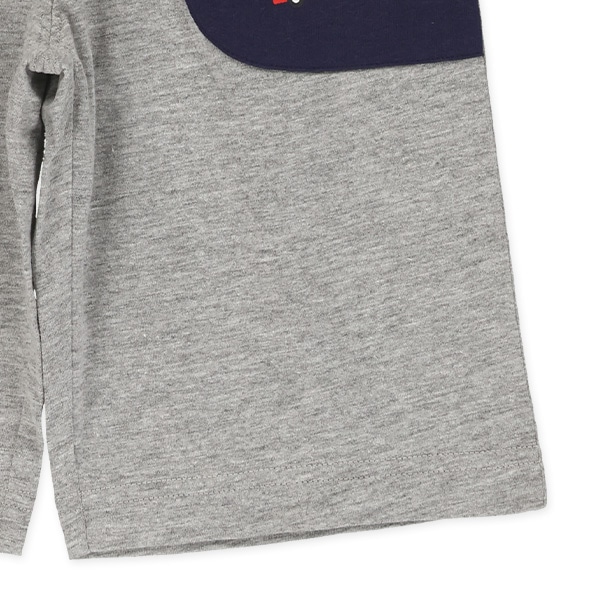 配色はたらくくるま貼りポケットハーフパンツ