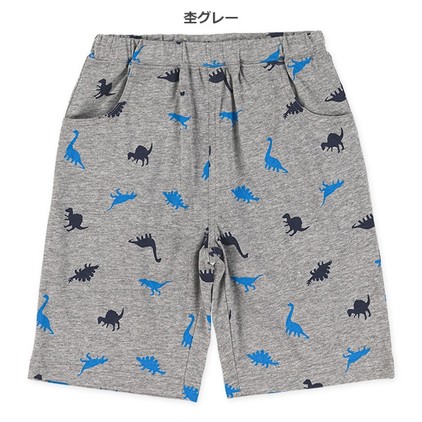 恐竜総柄ハーフパンツ