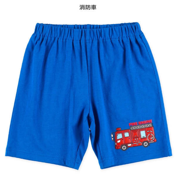 はたらくくるま発泡プリントパンツ
