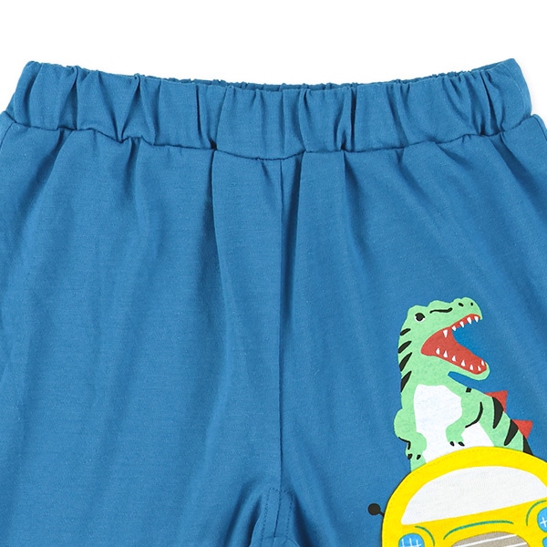 デザインポケット付き恐竜ハーフパンツ