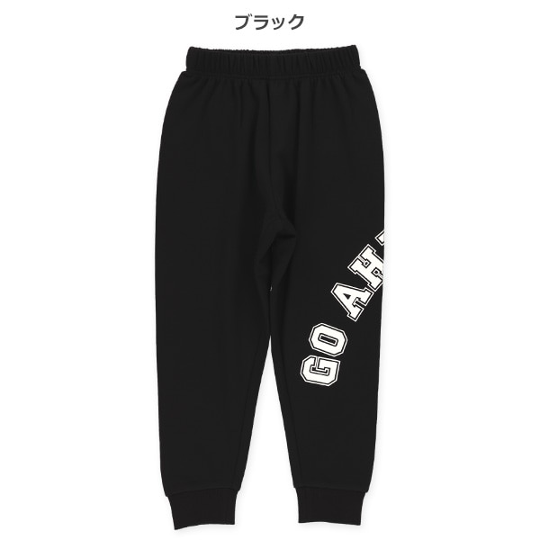 裏起毛サイドプリントパンツ