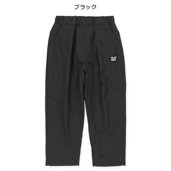 裏フリースワッペン付きパンツ