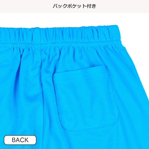 裾ロゴメッシュハーフパンツ