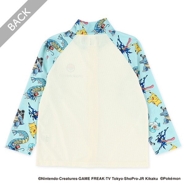 ポリエステルメッシュラッシュガード（ポケモン）