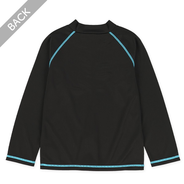 無地ラインラッシュガード