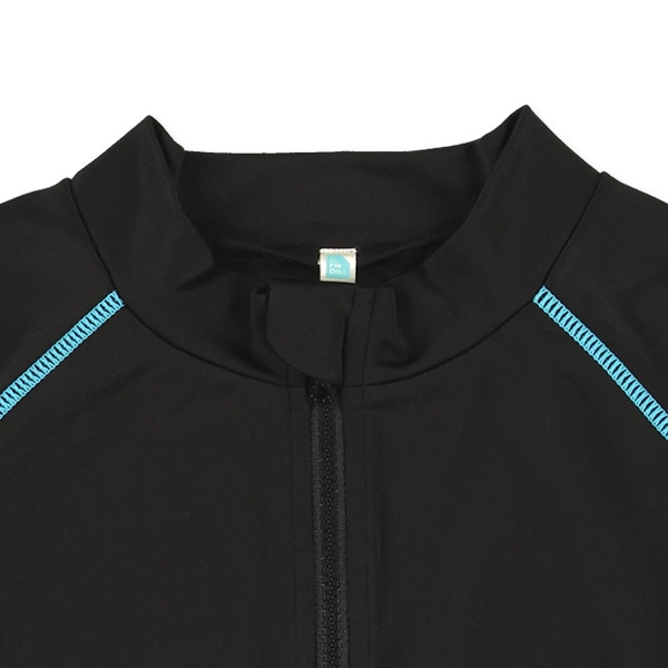 無地ラインラッシュガード