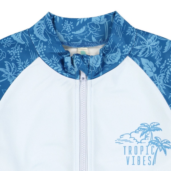 袖アロハ柄・サーフィン柄ラッシュガード