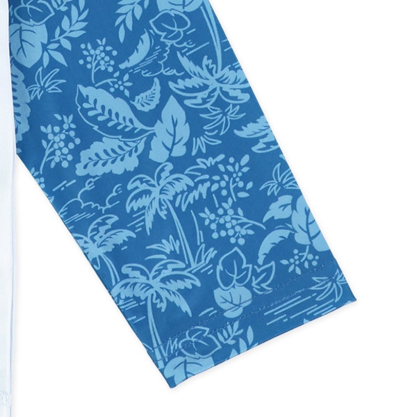 袖アロハ柄・サーフィン柄ラッシュガード