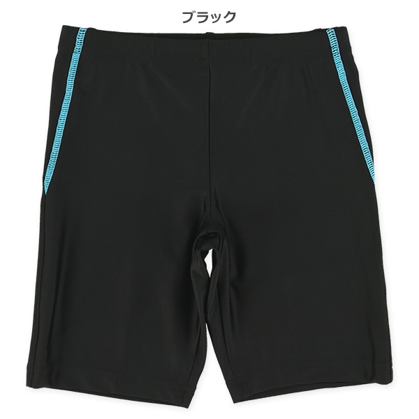 ストレッチ学童ミドル丈腰ラインスイムパンツ