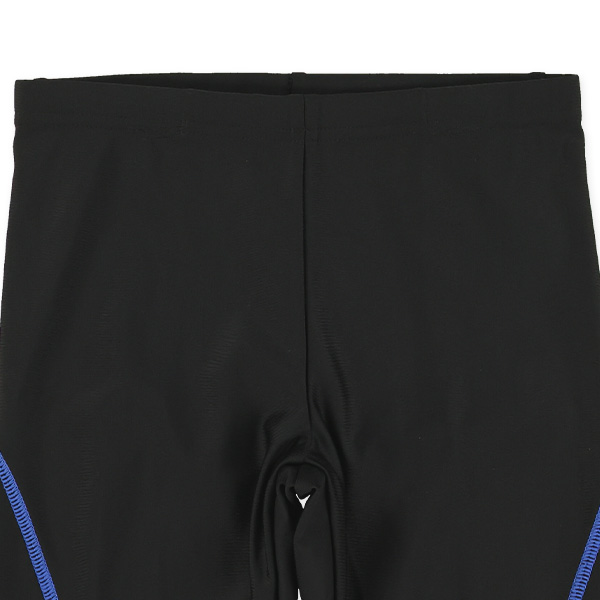 ストレッチ学童ロング丈裾ラインスイムパンツ