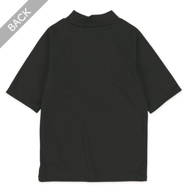 胸ロゴワンポイント半袖ラッシュガード