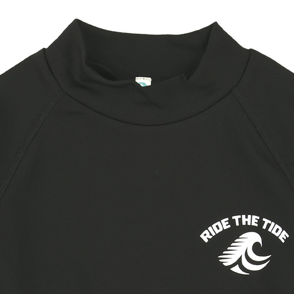 胸ロゴワンポイント半袖ラッシュガード