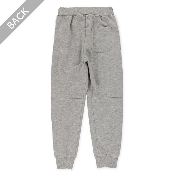 ミニ裏毛エンボス加工切り替えパンツ