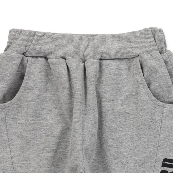 ミニ裏毛切り替えロゴパンツ