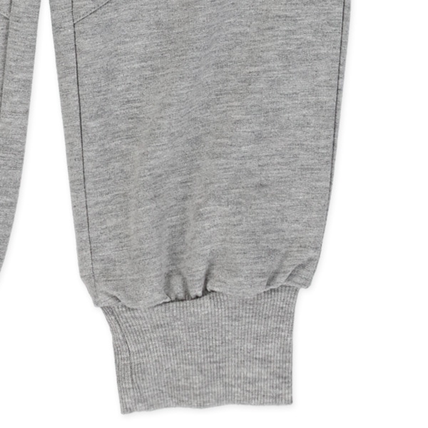 ミニ裏毛切り替えロゴパンツ