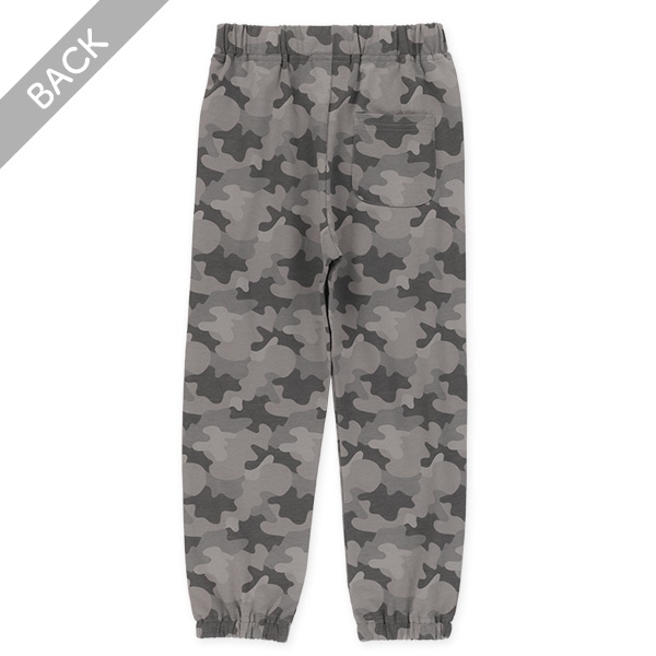 ミニ裏毛迷彩ロングパンツ