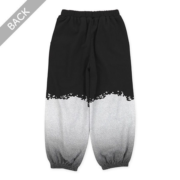 ミニ裏毛10分丈グラデーションパンツ