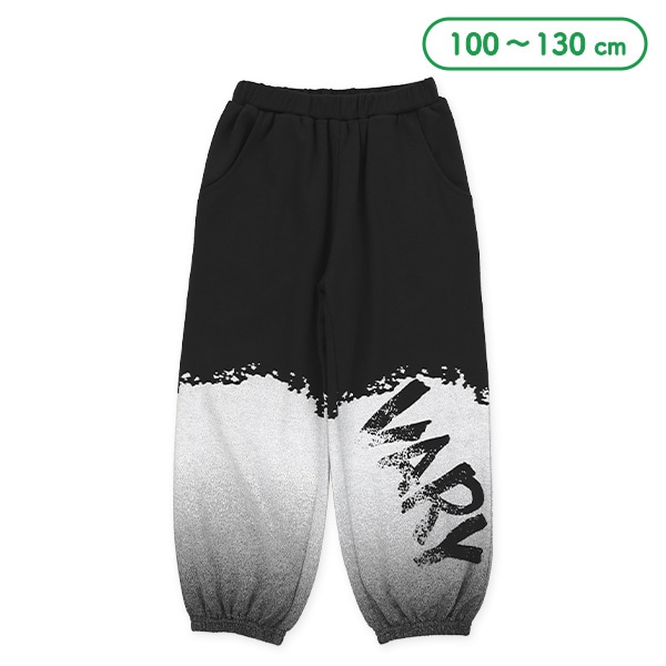 ミニ裏毛10分丈グラデーションパンツ