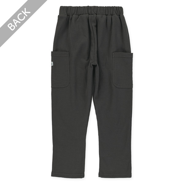 ワッフルサイドポケットサルエルパンツ