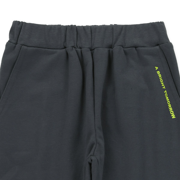 裏毛切り替えラインパンツ