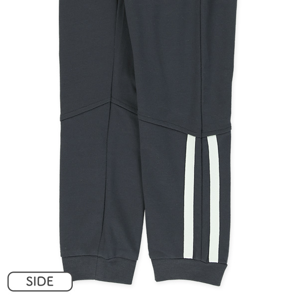 裏毛切り替えラインパンツ