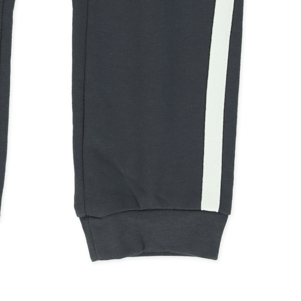 裏毛切り替えラインパンツ