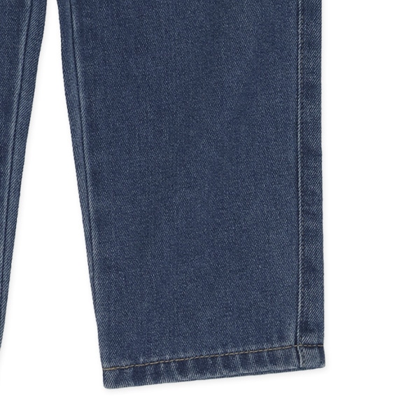 デニムワイドテーパードパンツ