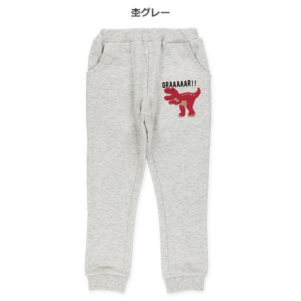 裏毛サガラ刺繍ロングパンツ
