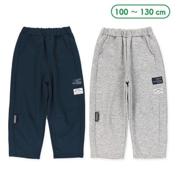 ダンボール織りネーム付きバレルパンツ
