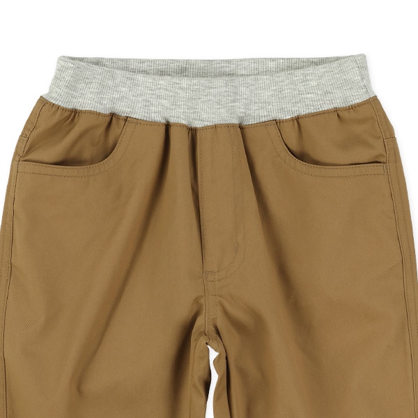 ツイル裾チェック柄ハーフパンツ