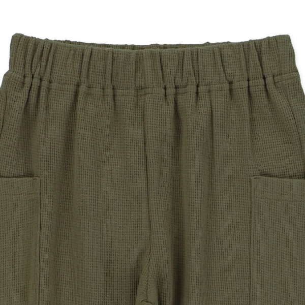 7分丈ワッフルクロップドパンツ