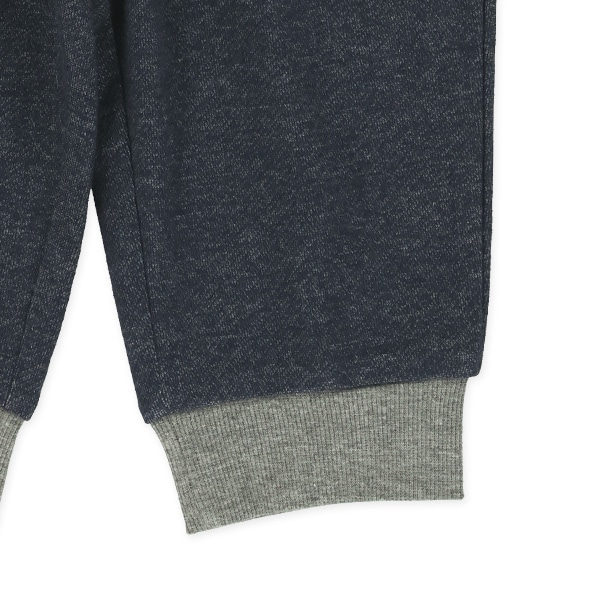 裏毛7分丈ニットデニムパンツ