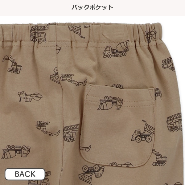 10分丈はたらくくるまレギンス