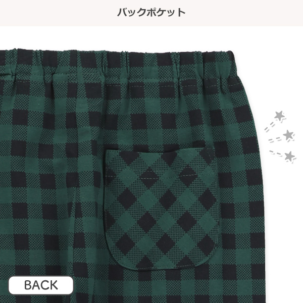 10分丈チェック柄レギンス