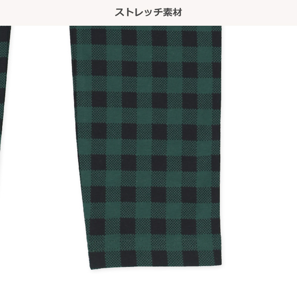 10分丈チェック柄レギンス