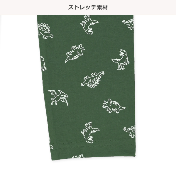 10分丈恐竜柄レギンス