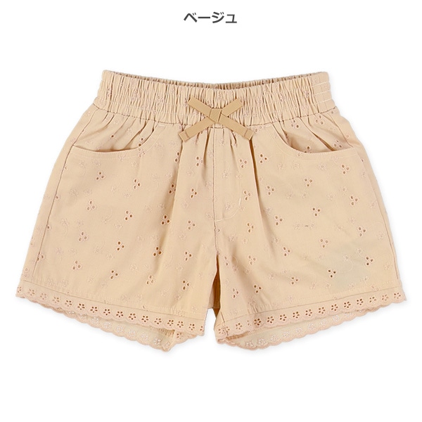 オーバーレースショートパンツ