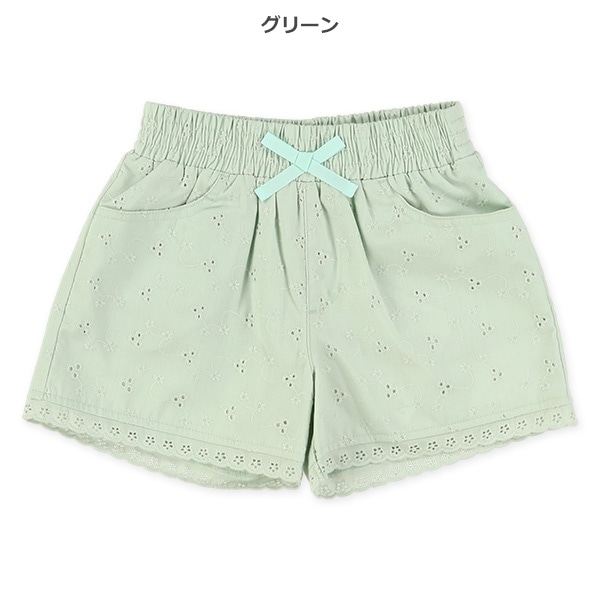オーバーレースショートパンツ