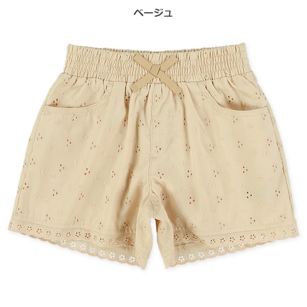 オーバーレースショートパンツ