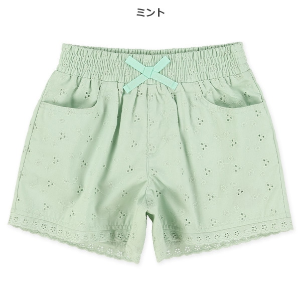 オーバーレースショートパンツ