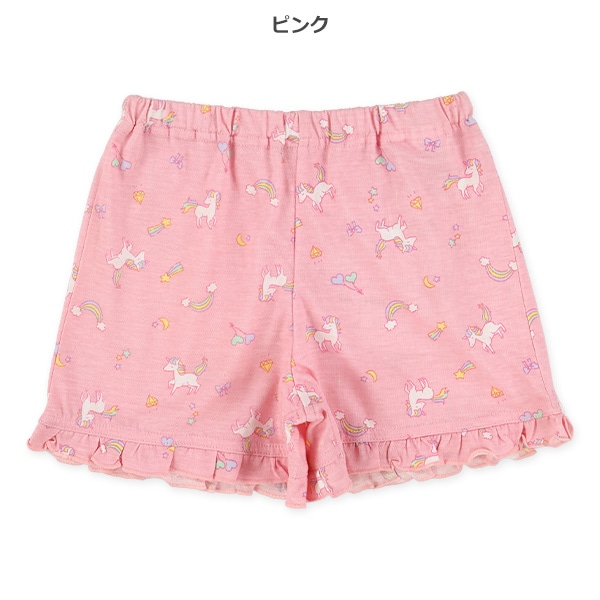 １分丈ニットユニコーンショートパンツ