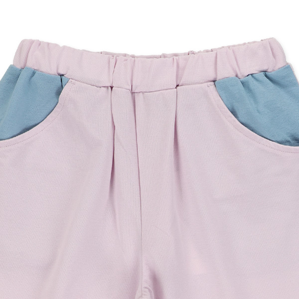 ポケット配色ロゴストレッチハーフパンツ