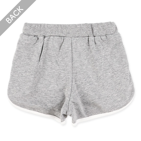 裏毛パイピングショートパンツ