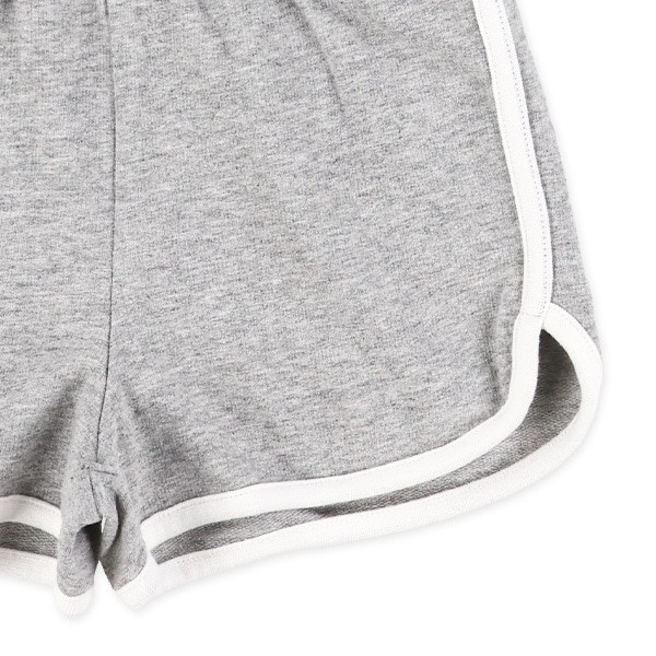 裏毛パイピングショートパンツ