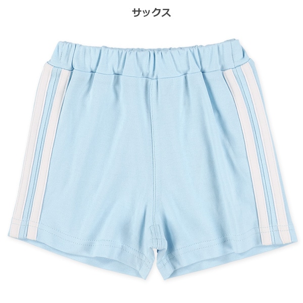 スムースサイド2本ラインショートパンツ