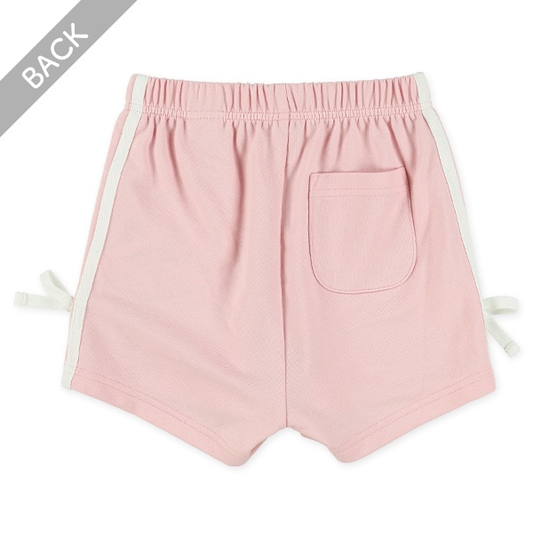裏毛サイドラインリボンショートパンツ