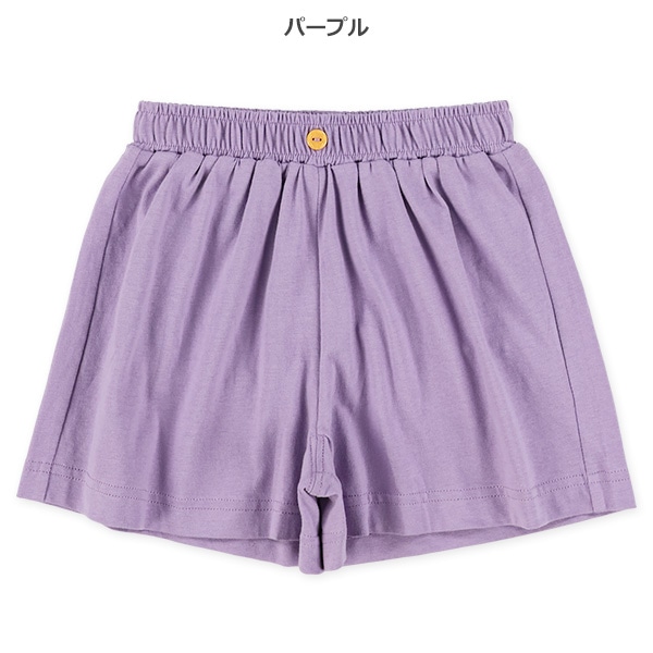 ニットショートキュロットパンツ