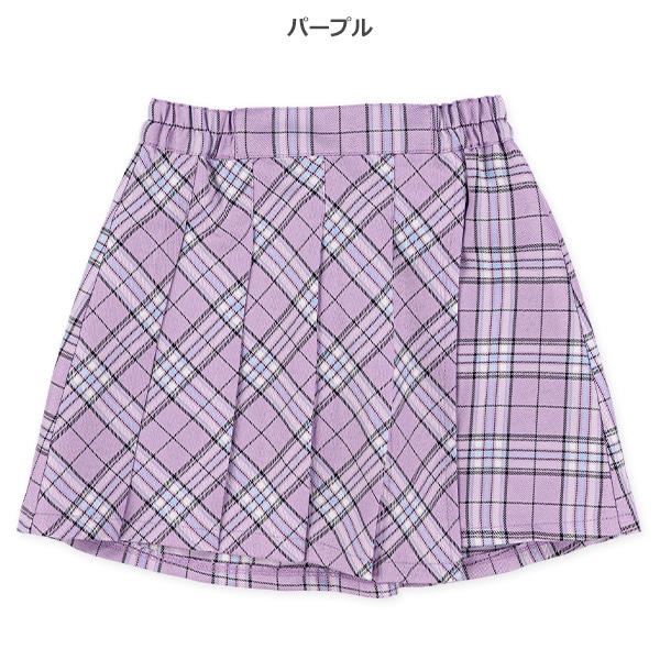 チェックプリーツスカート