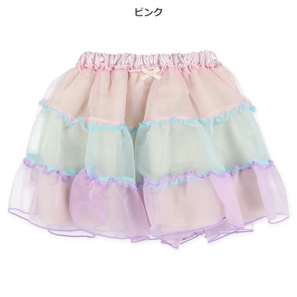 シフォンティアードスカート