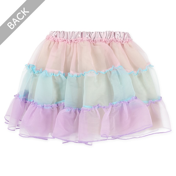 シフォンティアードスカート